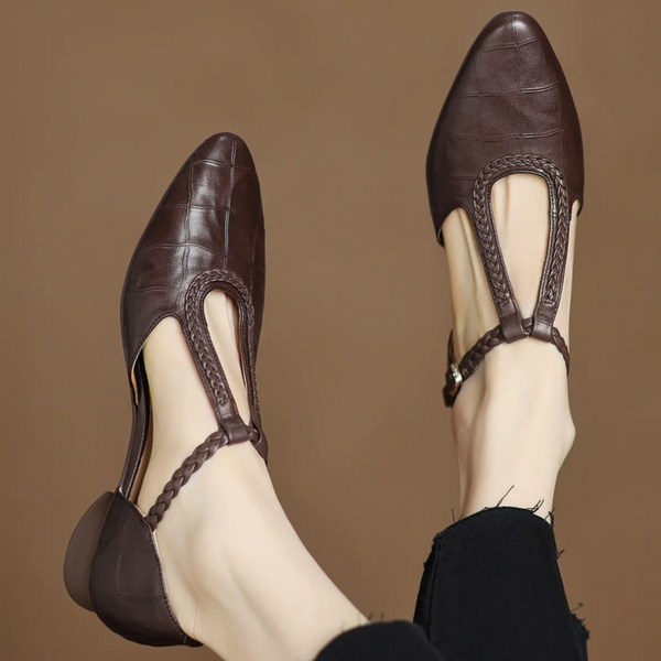 Rebecka™ | Nahka Mary Janes