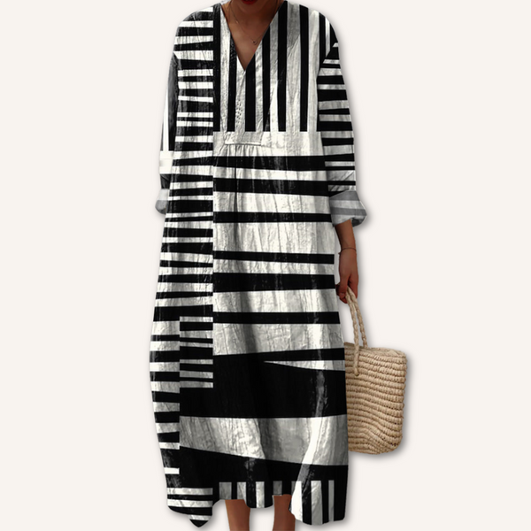 Salma｜Kuvioitu mekko