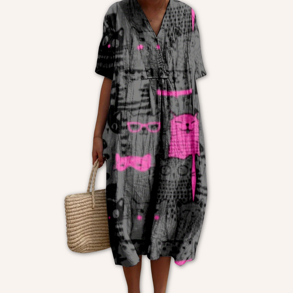 Martína｜Kuvioitu mekko