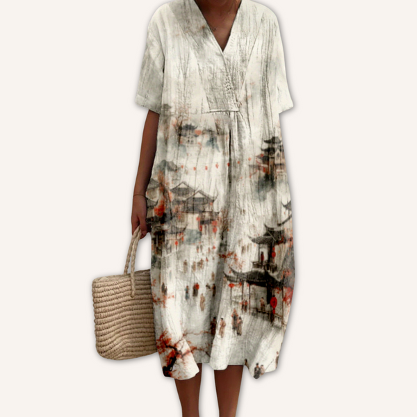 Isabel｜Kuvioitu mekko