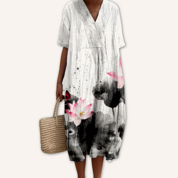 Mirella｜Kuvioitu mekko