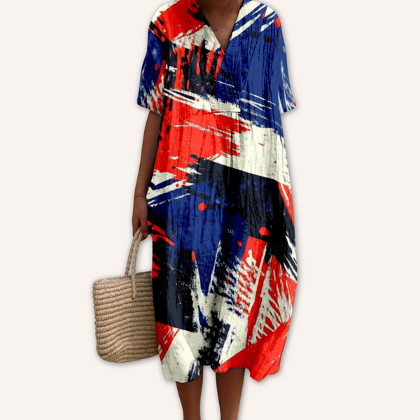 Samira｜Kuvioitu mekko