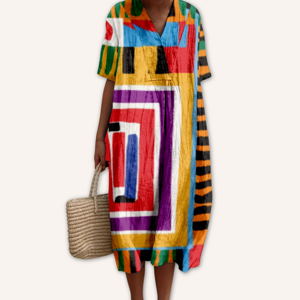 Nerea｜Kuvioitu mekko