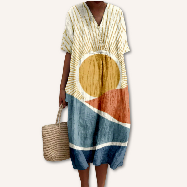 Ivette｜Kuviollinen mekko