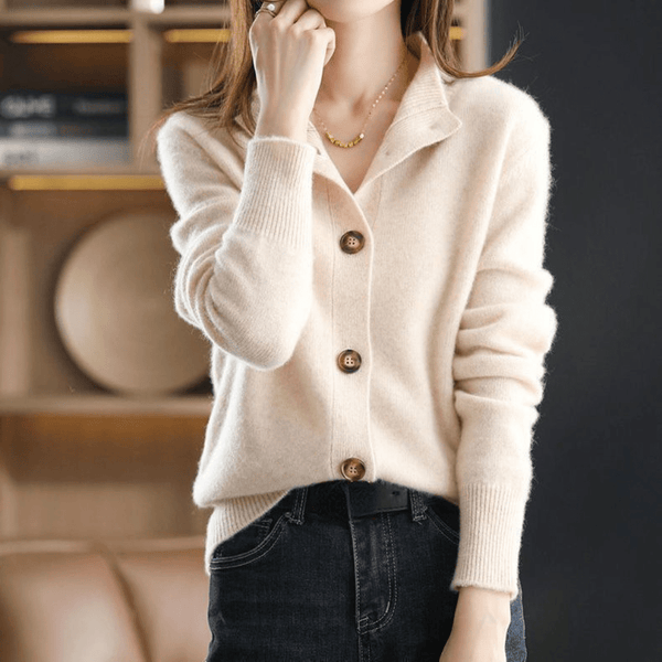 Ingrid | Neulottu Kasmir Gilet