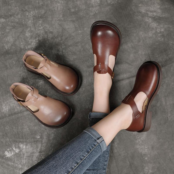 Clara™ | Nahka Mary Janes